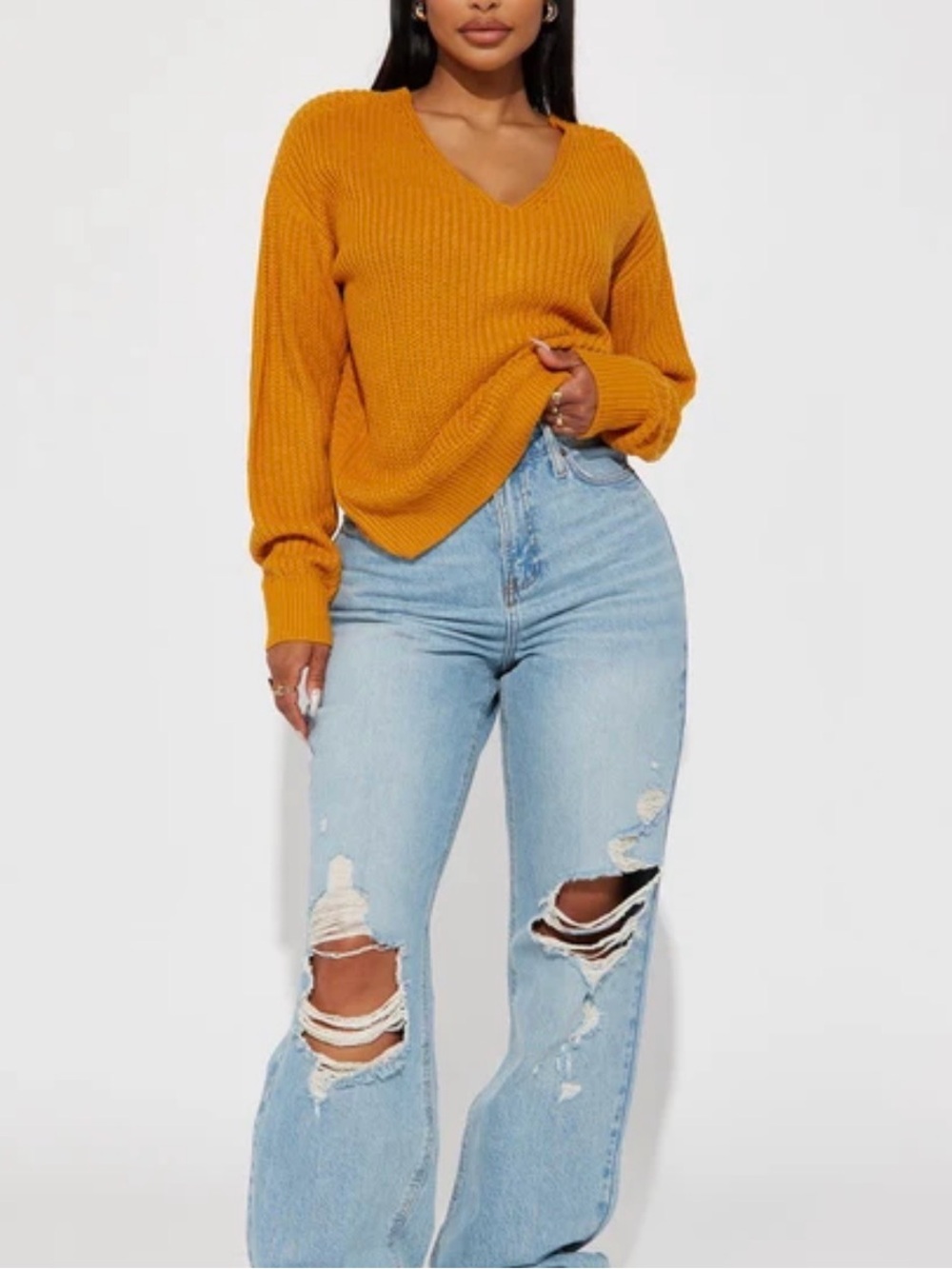 Fashion Nova Women’s Off-the-Shoulder Sweater